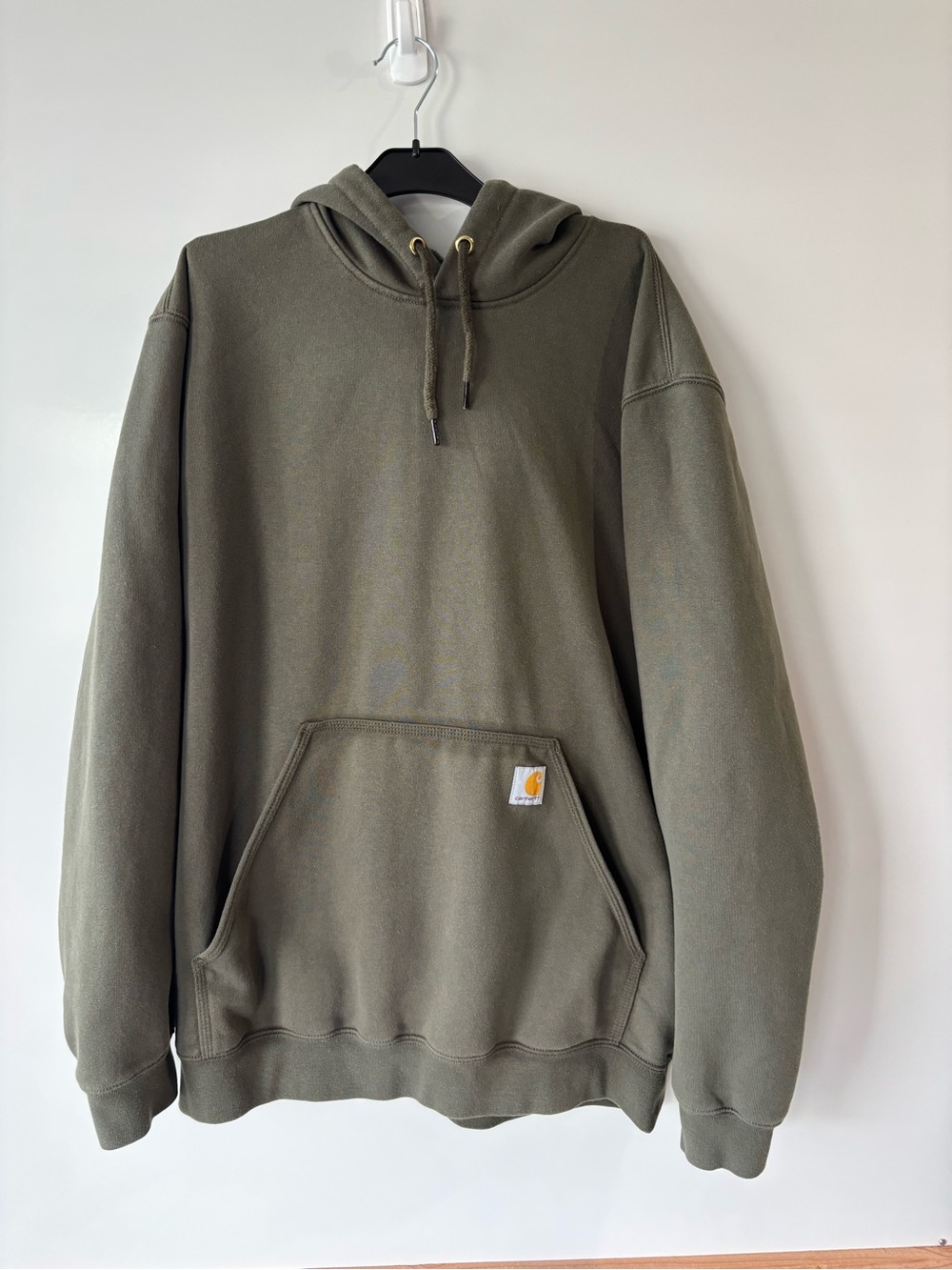 Carhartt Olive Canvas Green Pullover Hoodie